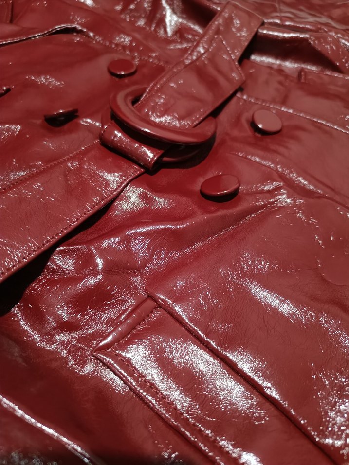 Bershka Deri Trençkot - Görsel 5