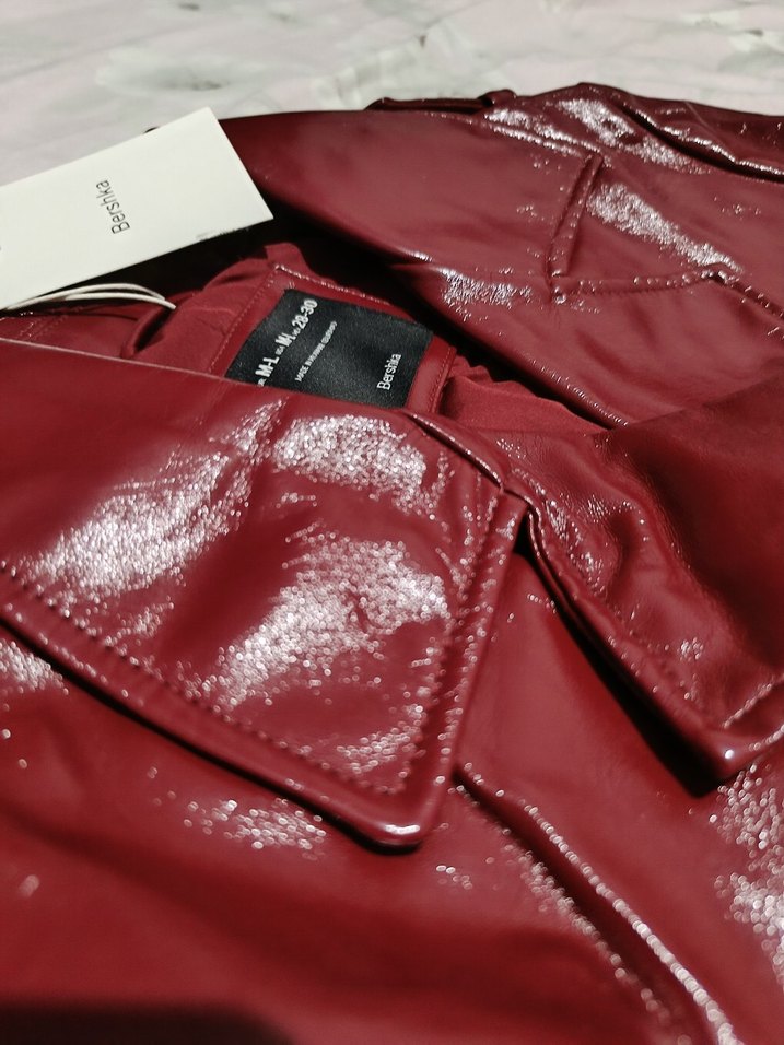 Bershka Deri Trençkot - Görsel 4