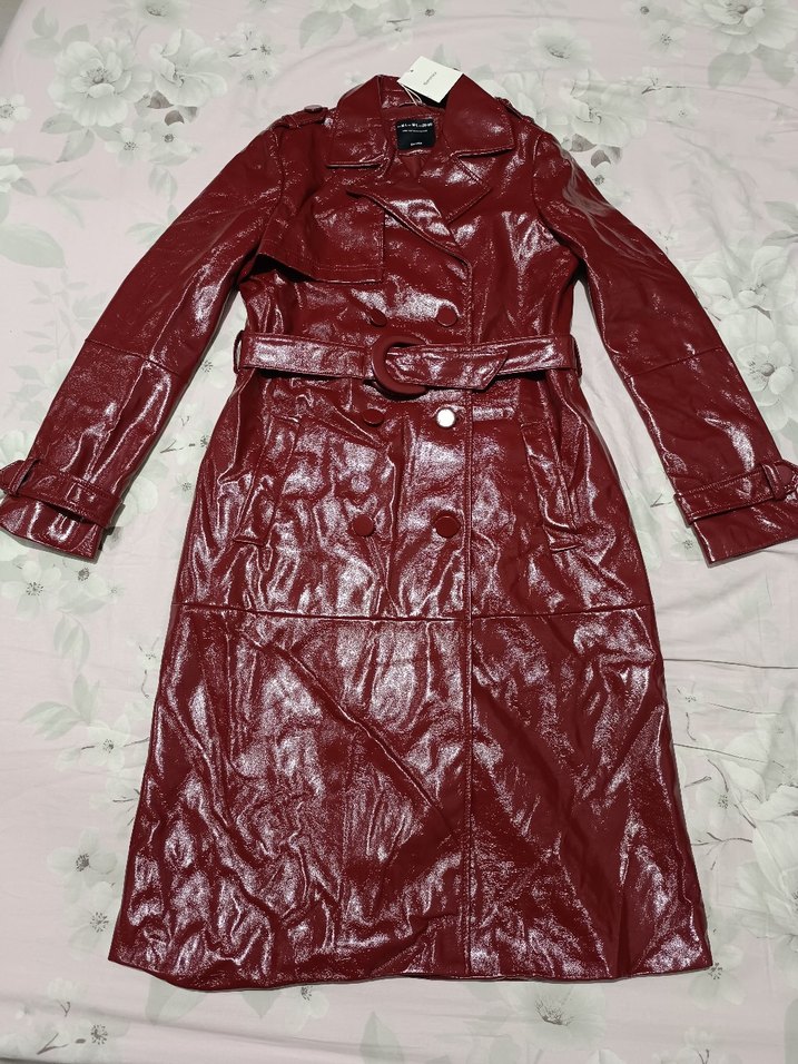 Bershka Deri Trençkot - Görsel 2