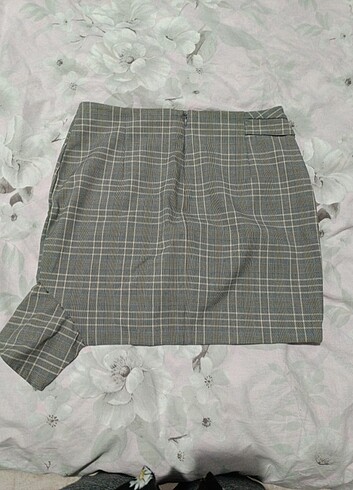 xl Beden gri Renk H&M Kısa Etek