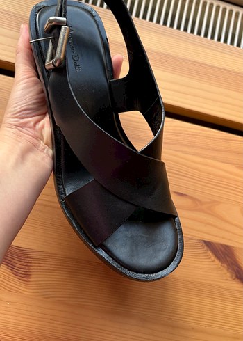 37 Beden siyah Renk Massimo Dutti Sandalet