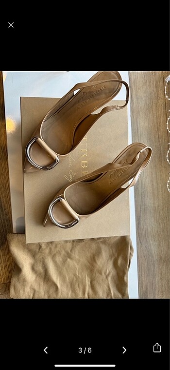 37 Beden Burberry Topuklu Ayakkabı