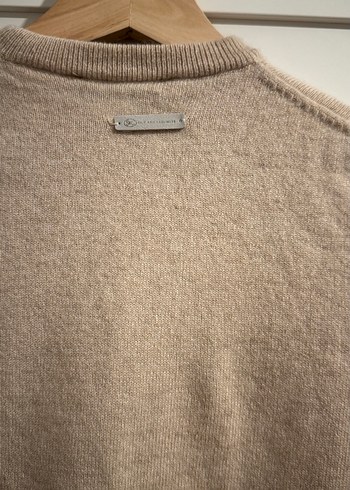 Bej Kadın Yün Bisiklet Yaka Kazak - Görsel 8