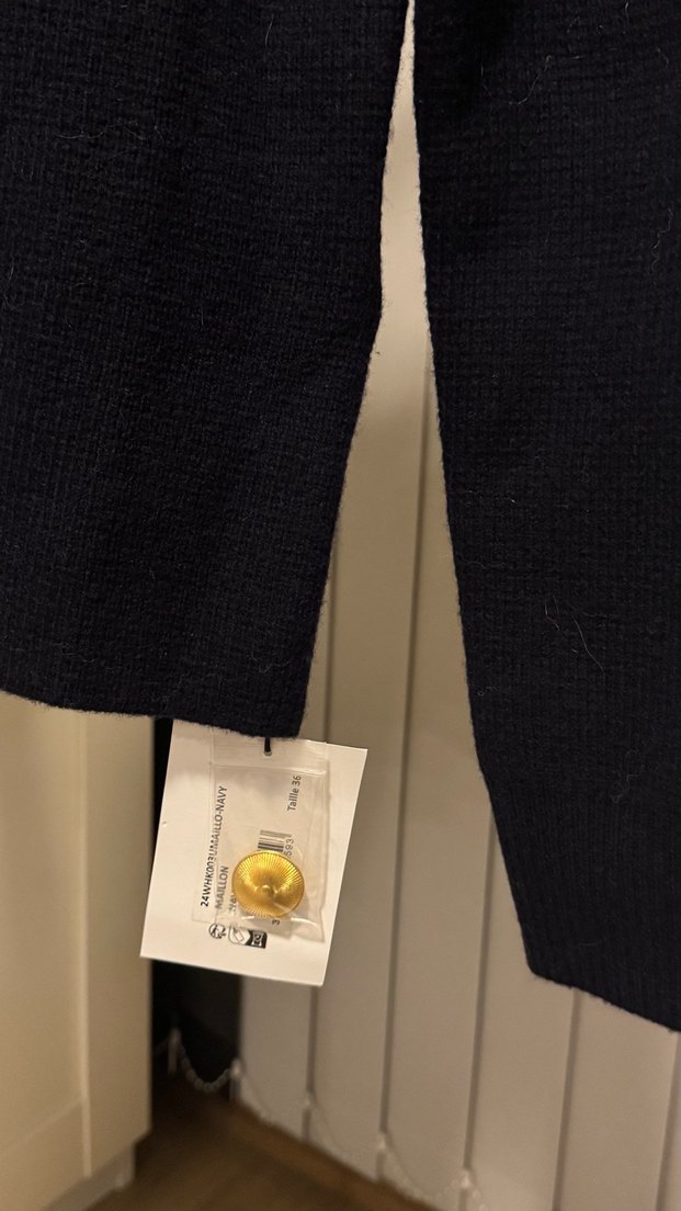 Laurence Düğmeli Yün Kadın Kazak - Görsel 4