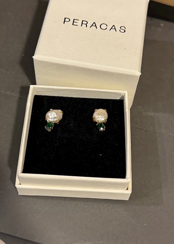 Beatrice Mini Beyaz Boncuklu Küpe - Görsel 2