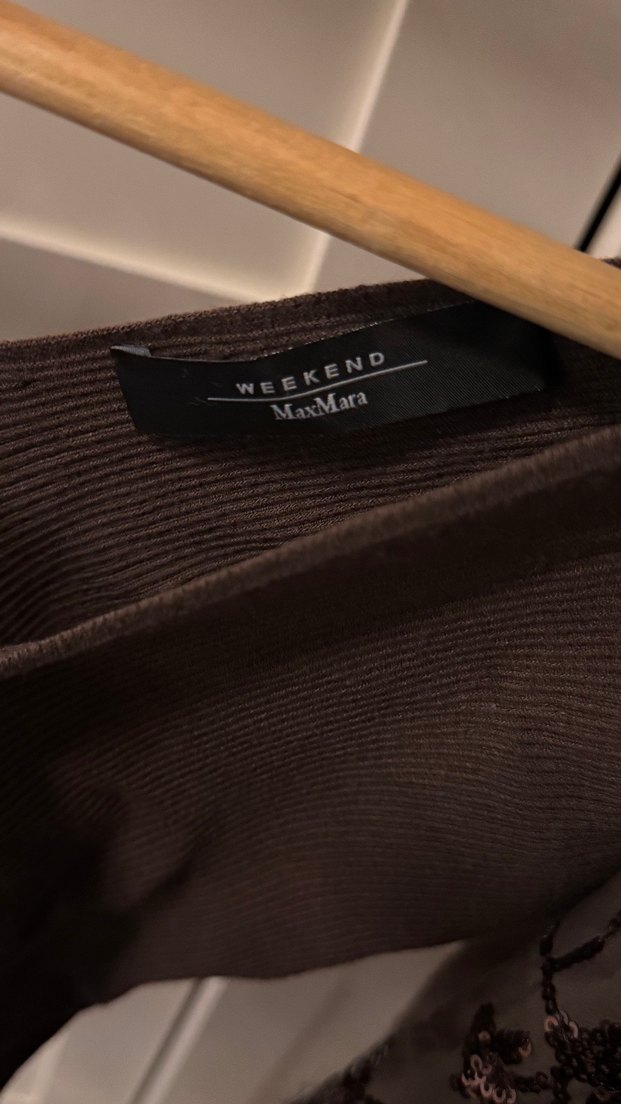 Max Mara Bohem Kahverengi Midi Etek - Görsel 4