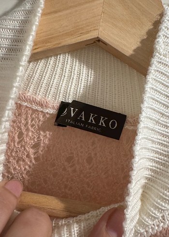 Pembe Kadın Kısa Triko Kazak - Görsel 7