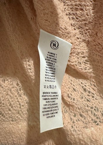 Pembe Kadın Kısa Triko Kazak - Görsel 10