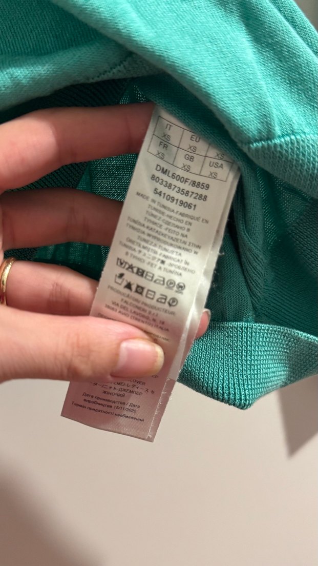 Falconeri Bisiklet Yaka Kadın Keten Kazak - Görsel 4