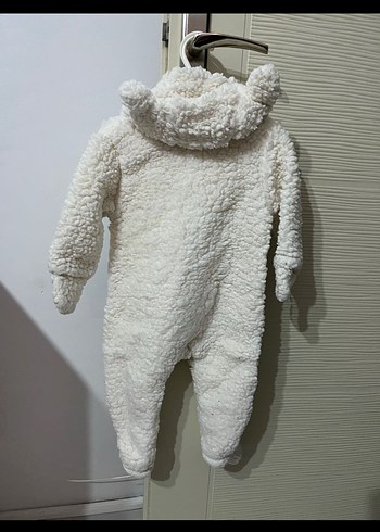 Beyaz Kürklü Bebek tulum - Görsel 2