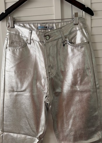 Gri Metalik Erkek Pantolon - Görsel 3