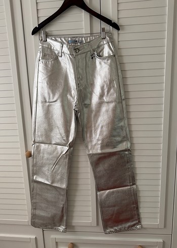 Gri Metalik Erkek Pantolon - Görsel 2