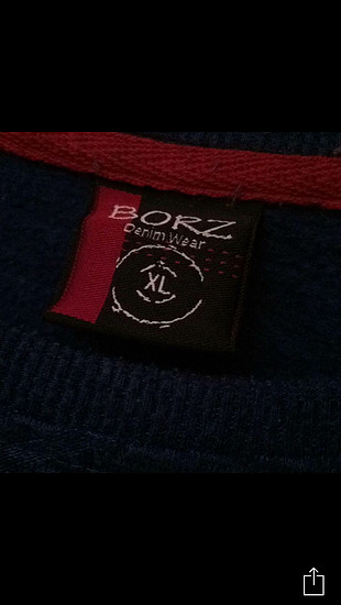 44 Beden mavi Renk Markasız Switshirt 