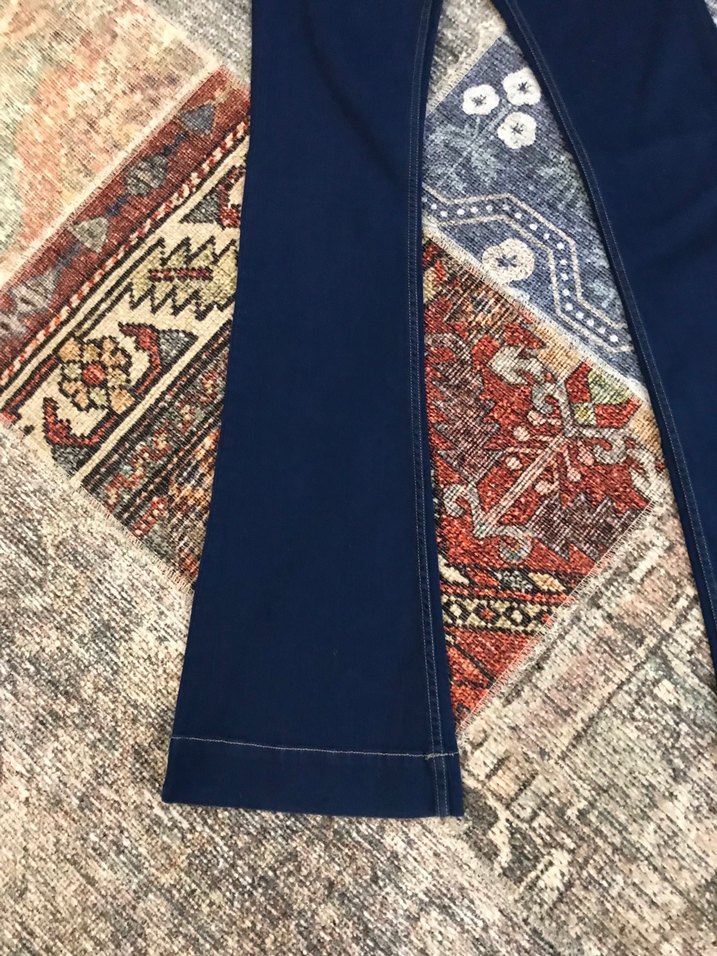 Stradivarius marka şık Kadın Lacivert pantolon özel koleksiyon - Görsel 4