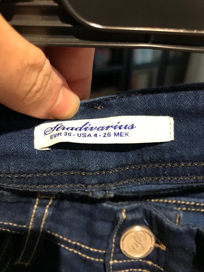 Stradivarius marka şık Kadın Lacivert pantolon özel koleksiyon - Görsel 3