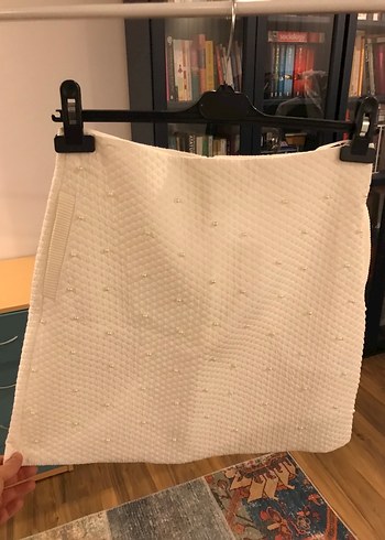 Koton marka özel koleksiyon incili mini etek - Görsel 7