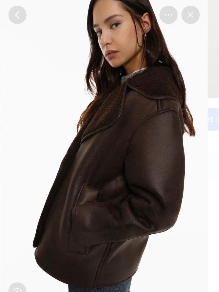 Kahverengi Kürklü kaban LEFTIES - Görsel 2