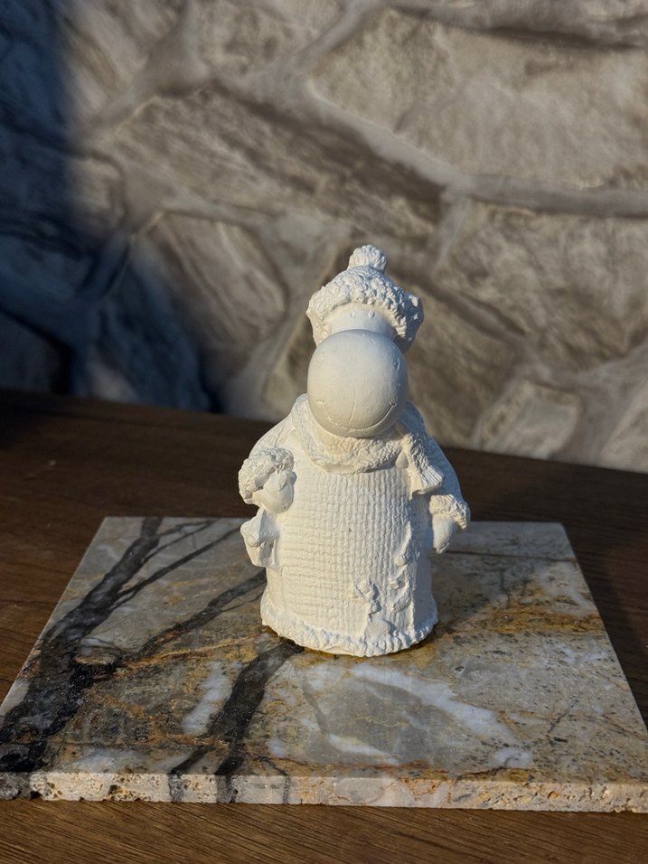 Beyaz  Yılbaşı Figürleri 4lü Set - Görsel 5