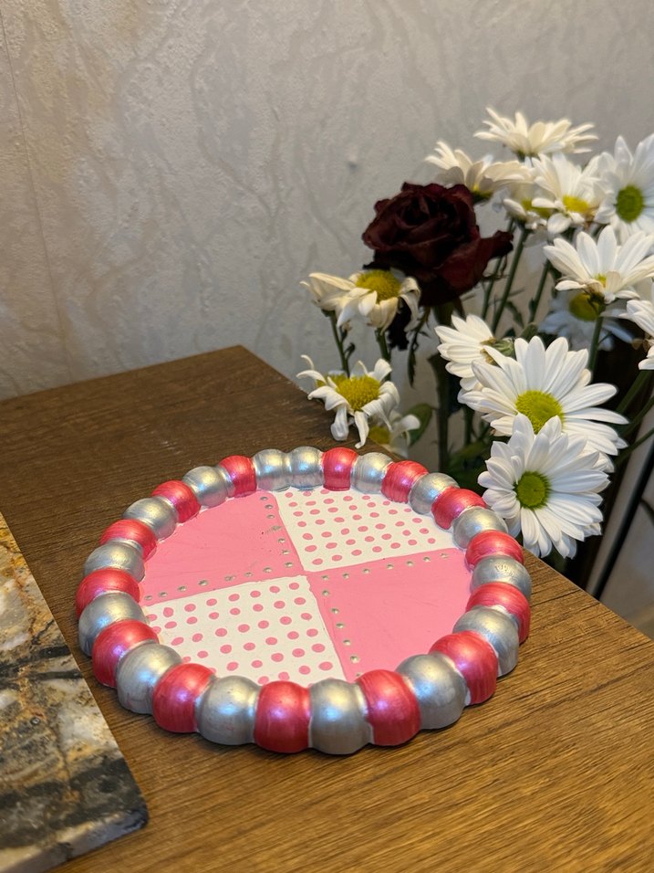 Pembe Bobble tabak - Görsel 5