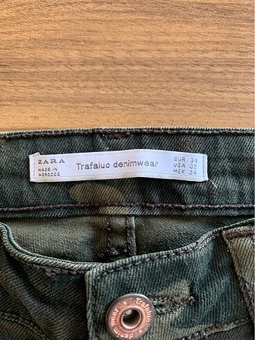 xs Beden Kamuflaj pantolon