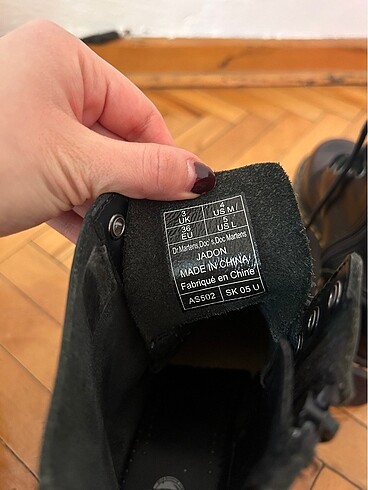 36 Beden siyah Renk dr martens bot