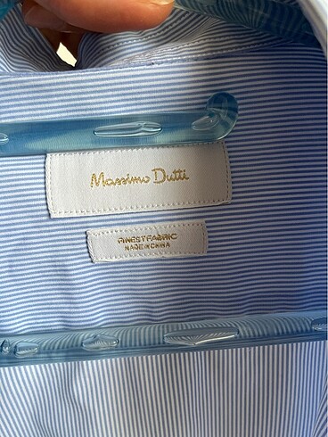 l Beden Massimo dutti mavi gömlek