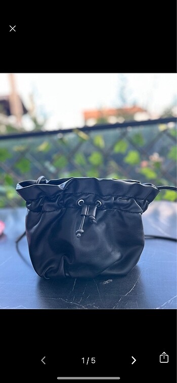 Pull and bear büzgülü çanta