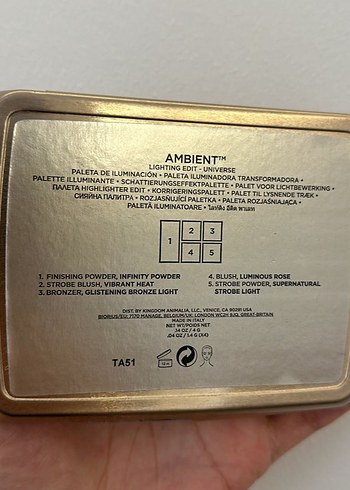 Hourglass Hourglass palet allık bronzer paleti
