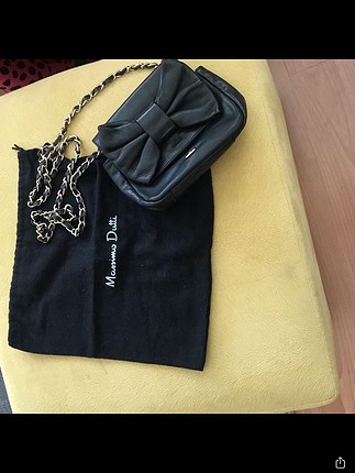 Massimo Dutti zincir askılı küçük çanta.