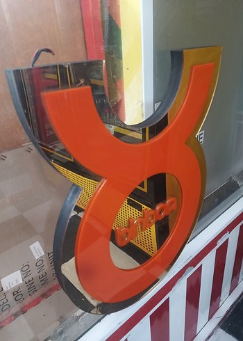 Beden LED ışıklı Tabela