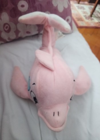 Diğer Pastel Pembe Yunus Peluş Oyuncak