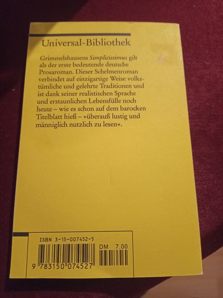 Grimmelshausen - Simplicissimus Maceraları Kitabı - Görsel 2