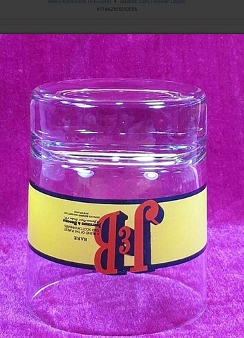 Beden J&B viski bardağı