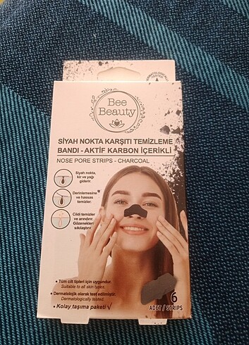 BEE BEAUTY SİYAH NOKTA KARŞITI TEMİZLEME BANDI - Görsel 3