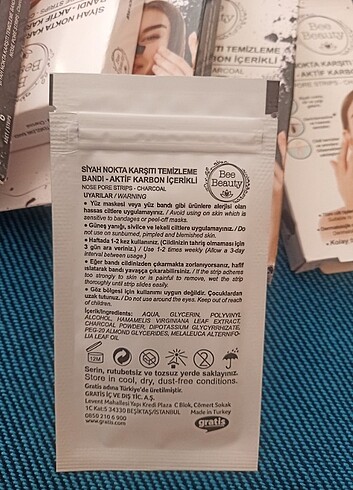 BEE BEAUTY SİYAH NOKTA KARŞITI TEMİZLEME BANDI - Görsel 6