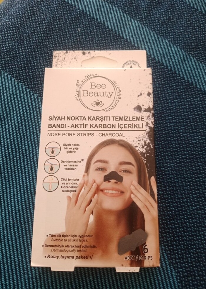 BEE BEAUTY SİYAH NOKTA KARŞITI TEMİZLEME BANDI - Görsel 3