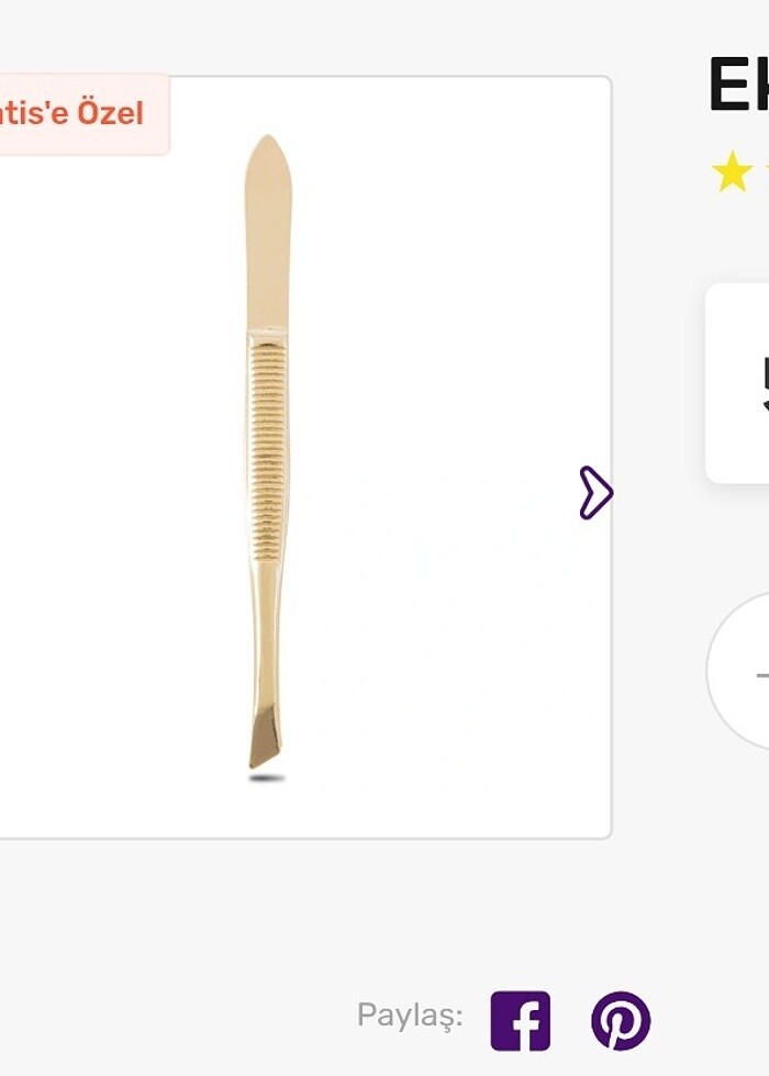 Metal cımbız - Görsel 3