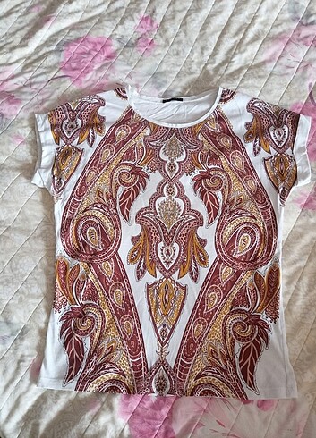 xs Beden beyaz Renk Benetton t-shirt