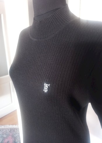 Orijinal Burberry Triko Elbise - Görsel 2