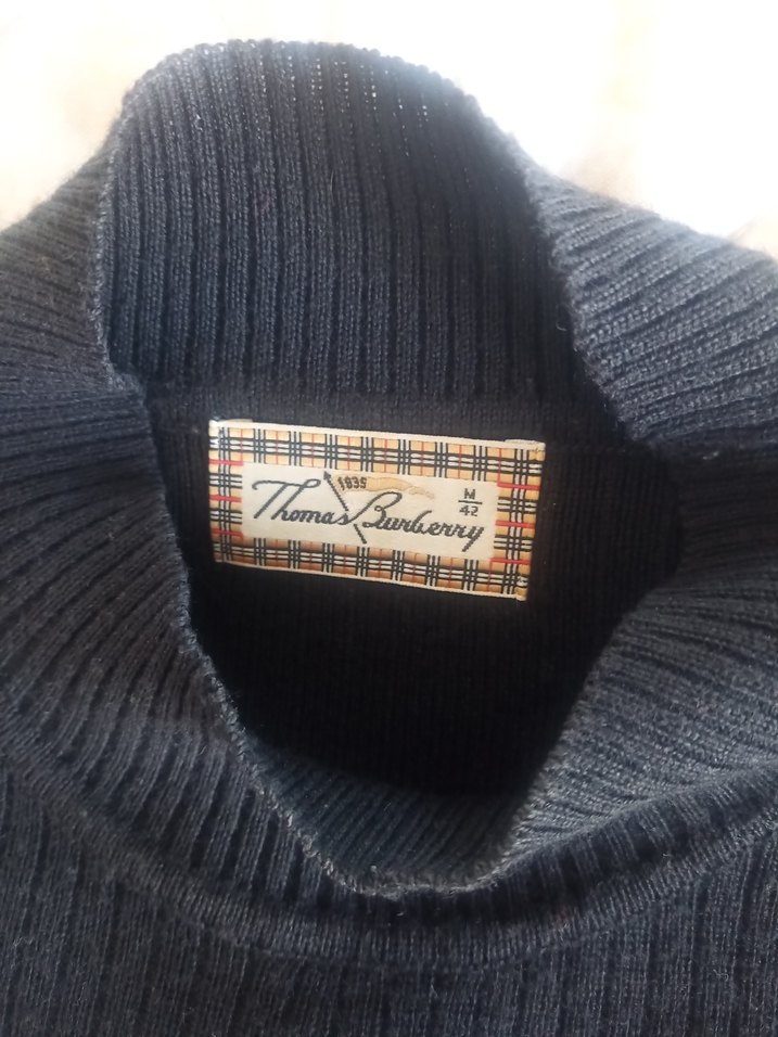 Orijinal Burberry Triko Elbise - Görsel 5