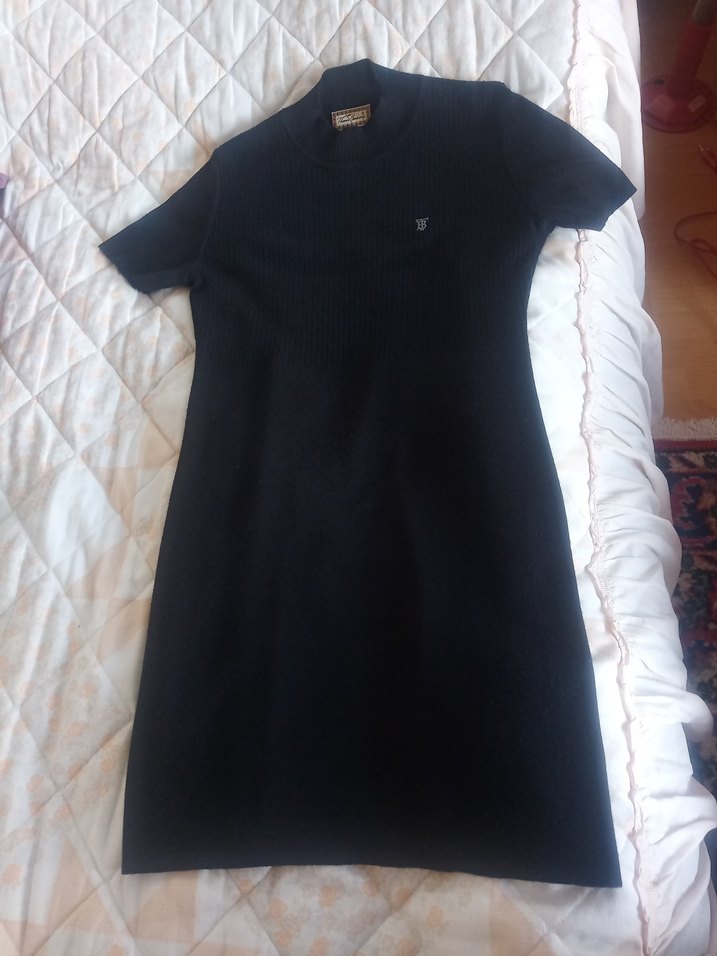 Orijinal Burberry Triko Elbise - Görsel 4