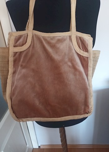 Kadife Etnik Desenli Heybe Çanta - Görsel 3