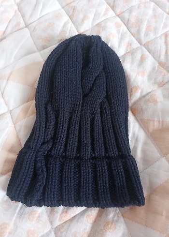 Kadın Siyah Örgü Bere - Görsel 2