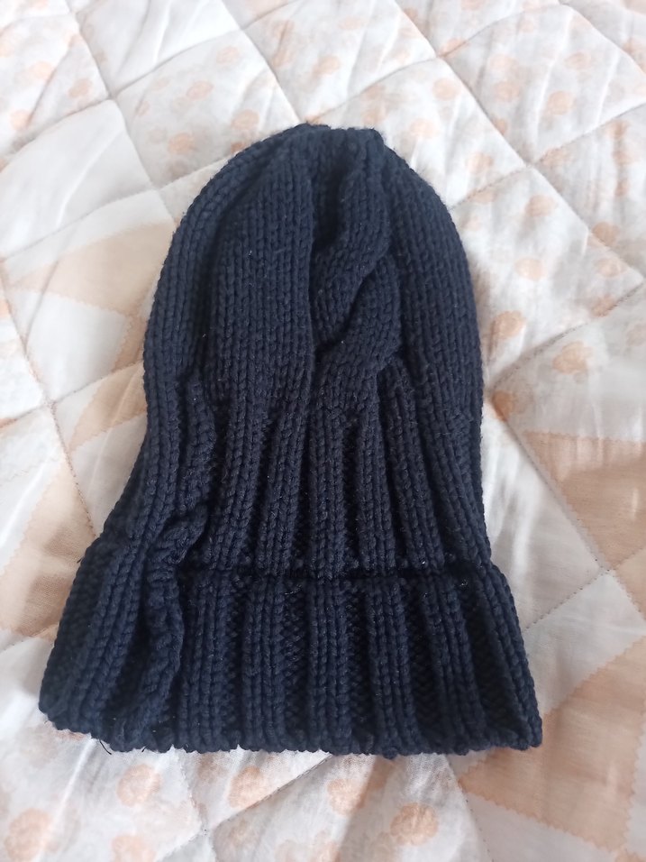 Kadın Siyah Örgü Bere - Görsel 2