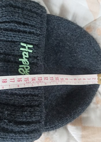 Gri Örgü Bere - Görsel 5