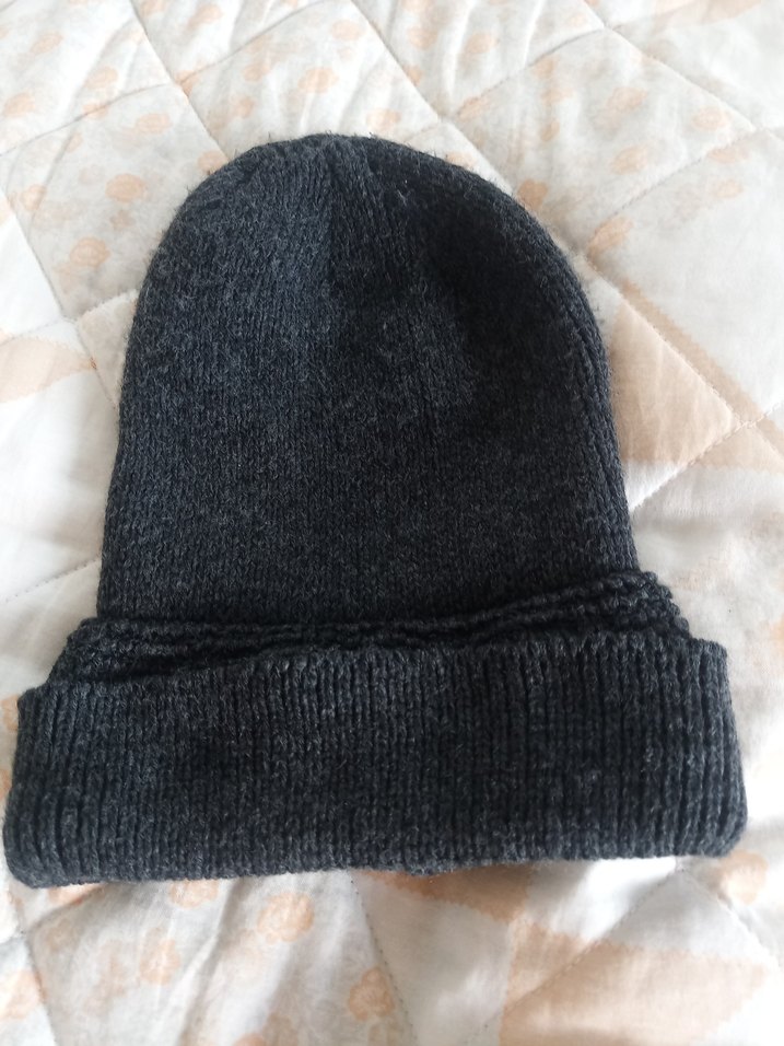 Gri Örgü Bere - Görsel 3