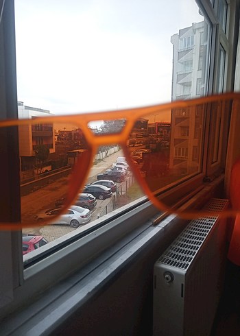 Turuncu Kadın Güneş Gözlüğü - Görsel 5