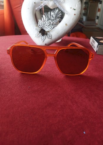 Turuncu Kadın Güneş Gözlüğü - Görsel 2