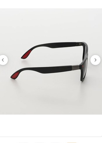 Kadın Siyah Minimalist Güneş Gözlüğü - Görsel 2