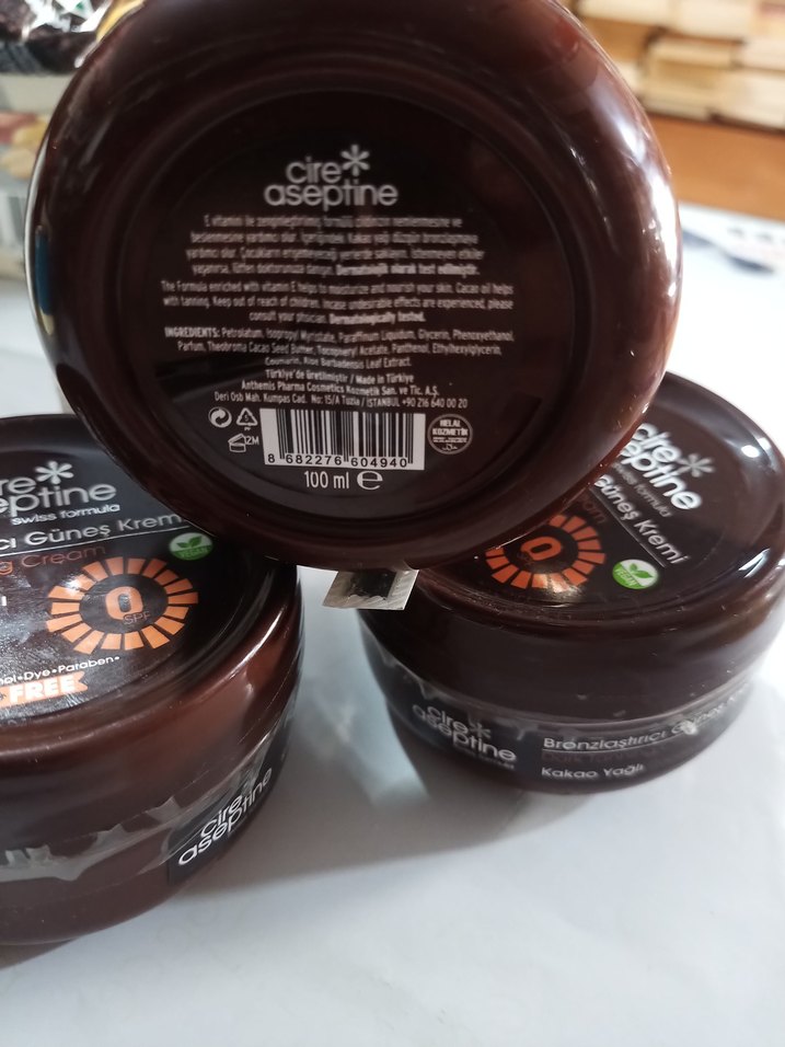 Cire Aseptine Bronzlaştırıcı Güneş Kremi Kakao 100 ml - Görsel 4